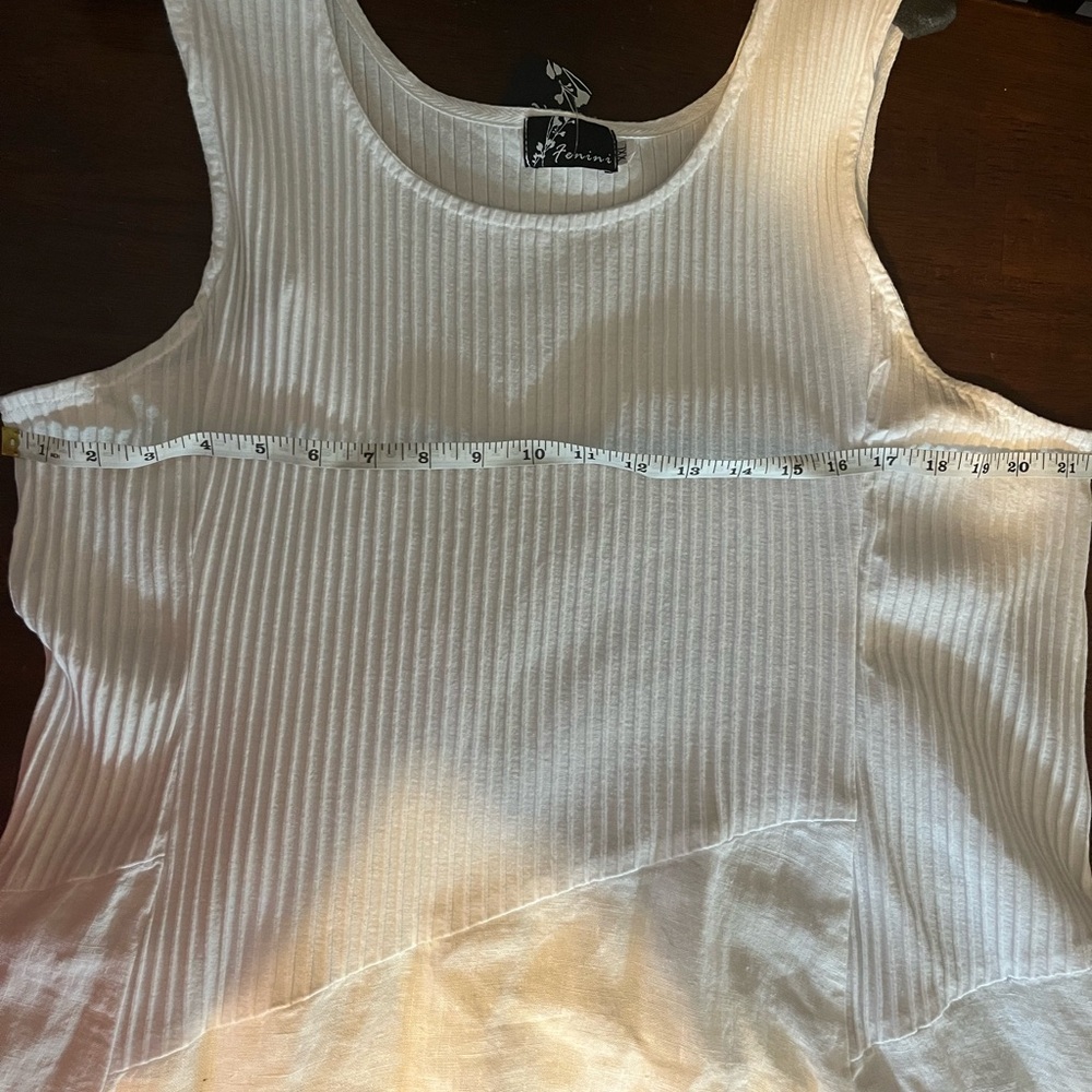 Cream A-Line Maxi Dress with Scoop Neck - Picture 8 of 9